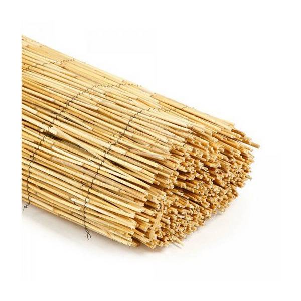 NATURE Stro Mat - Gepelde Natuurlijke Rietstelen - 3 x 1 m