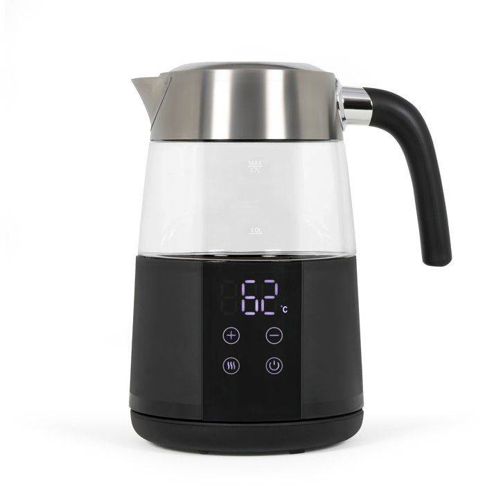 LIVOO DOD221N Digitale Waterkoker 1,7 L 2200 W 360° Draaischijf RVS-0