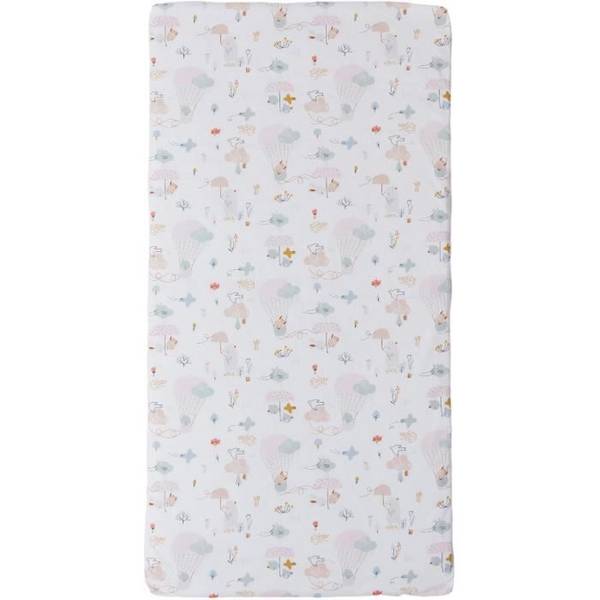 TINEO Balloons Reis Matras 120x60 cm - Wit - Compact & Draagbaar