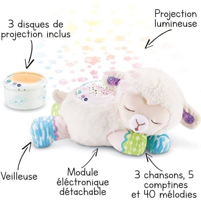 VTECH BABY - Manon, 3-in-1 Sterrennacht Verlicht Schaap-3