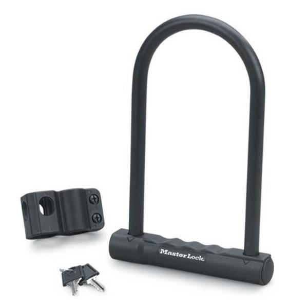 Masterlock U-slot, 180 mm Hoogte, 12 mm Diameter, Zwart H.180mm
