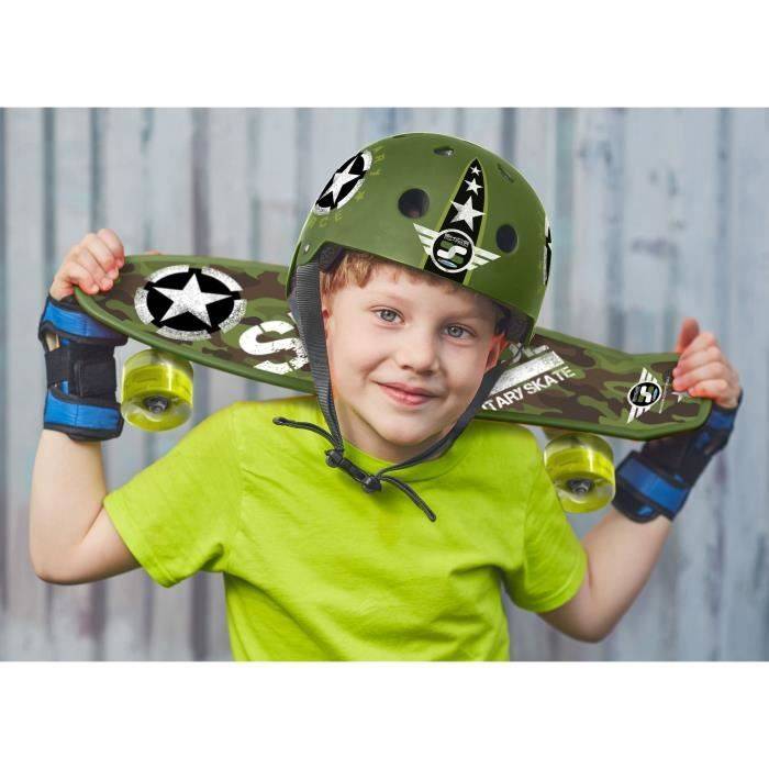 STAMP Skateboard 61 x 18 cm met Skids Control Handvat-1