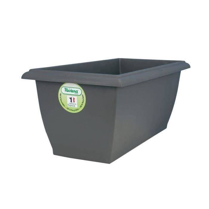 RIVIERA Tuinier - Evolution - 78,5 x 39 x 31,5 cm - 64 L - Grijs 78.5x39x31.5-0
