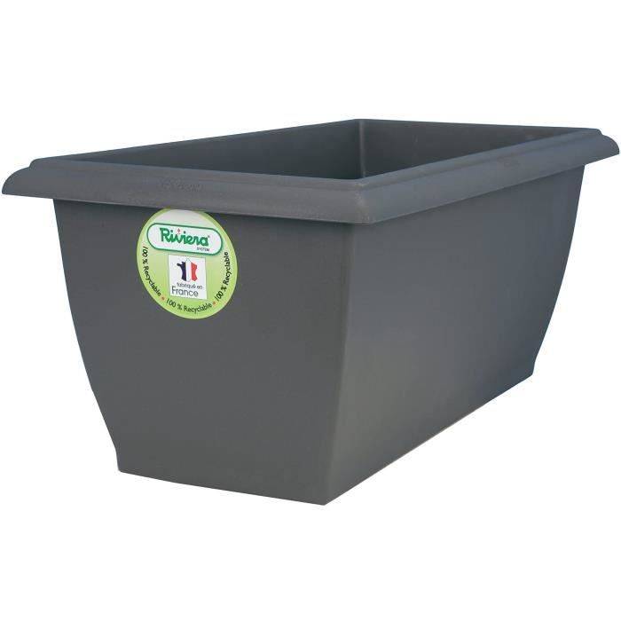 RIVIERA Tuinier - Evolution - 78,5 x 39 x 31,5 cm - 64 L - Grijs 78.5x39x31.5-1