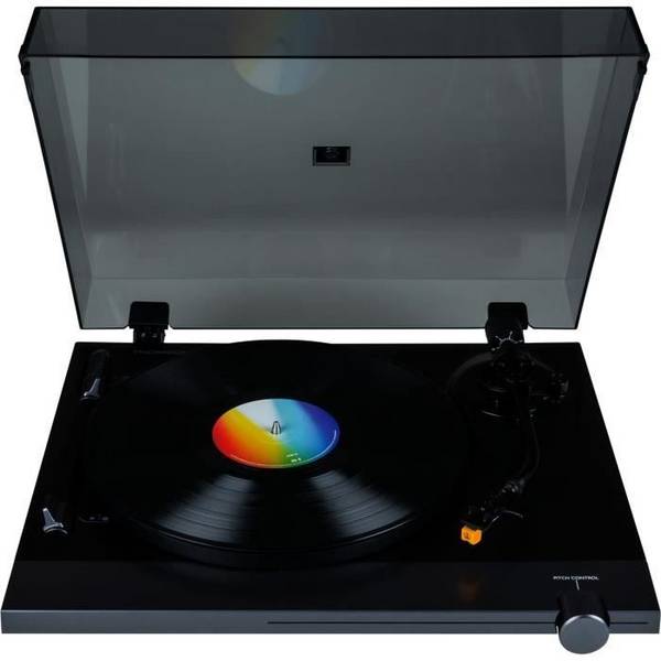 THOMSON TT700 Draaitafel - Premium 33 en 45 RPM - Audio Technica AT91 Cartridge - Zwart