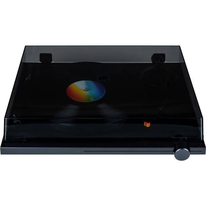 THOMSON TT700 Draaitafel - Premium 33 en 45 RPM - Audio Technica AT91 Cartridge - Zwart-1
