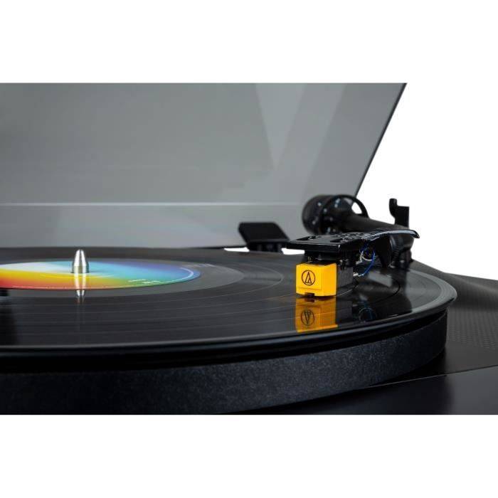 THOMSON TT700 Draaitafel - Premium 33 en 45 RPM - Audio Technica AT91 Cartridge - Zwart-3