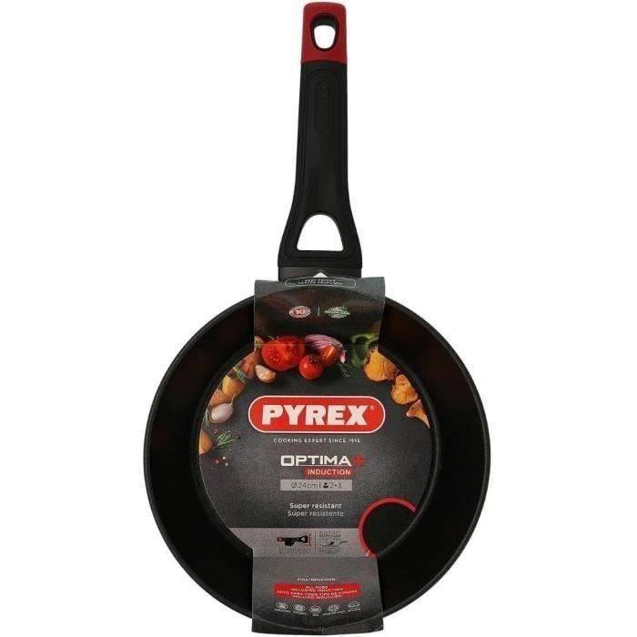 PYREX Diepfriteuse - Gesmeed Aluminium - Antiaanbaklaag - 24 cm - PFAS-vrij-0