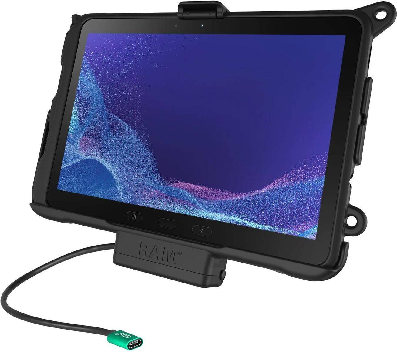 Ram Mounts EZ-ROLL'R Dock Type-C Alleen Voeding - Voor Samsung Tab Active Pro RAM-HOL-SAM52CPU-0