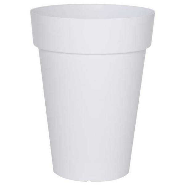RIVIERA Bloempot - Soleilla hoog - H52 x D39 cm - Wit