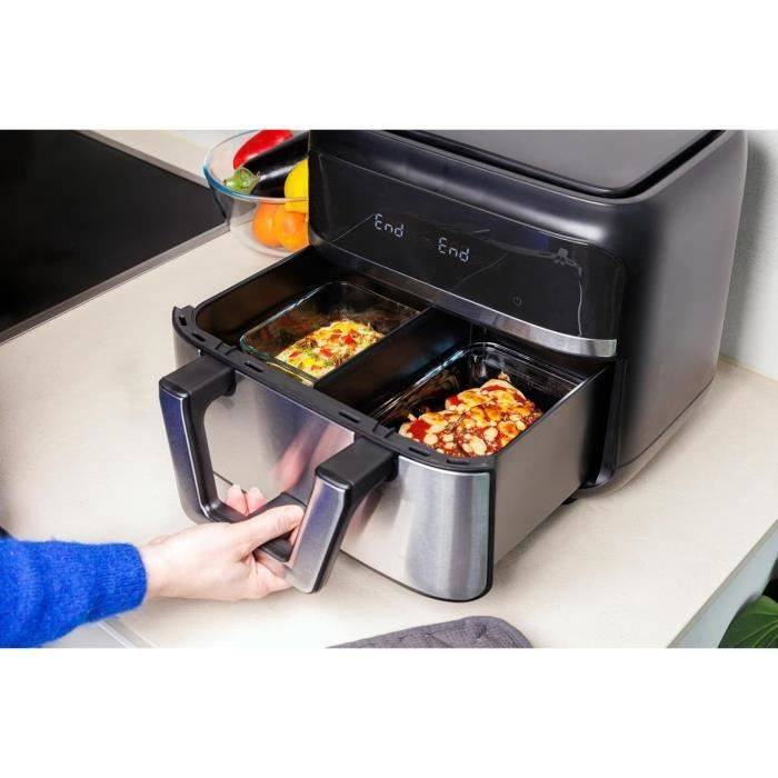 PYREX Airfryer Ovenschaal - 1450143 - Rechthoekig Borosilicaatglas - 23 x 15 cm-1