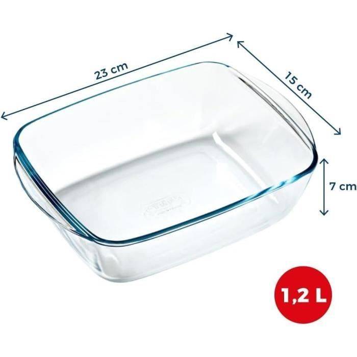 PYREX Airfryer Ovenschaal - 1450143 - Rechthoekig Borosilicaatglas - 23 x 15 cm-2