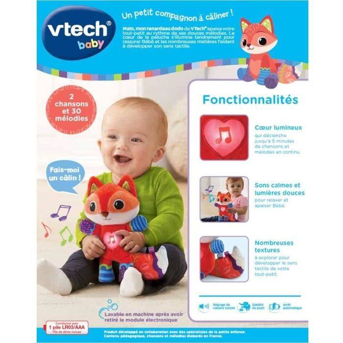 VTECH BABY - Malo, Mijn Kleine Vos - Muzikaal Pluche Speelgoed-4