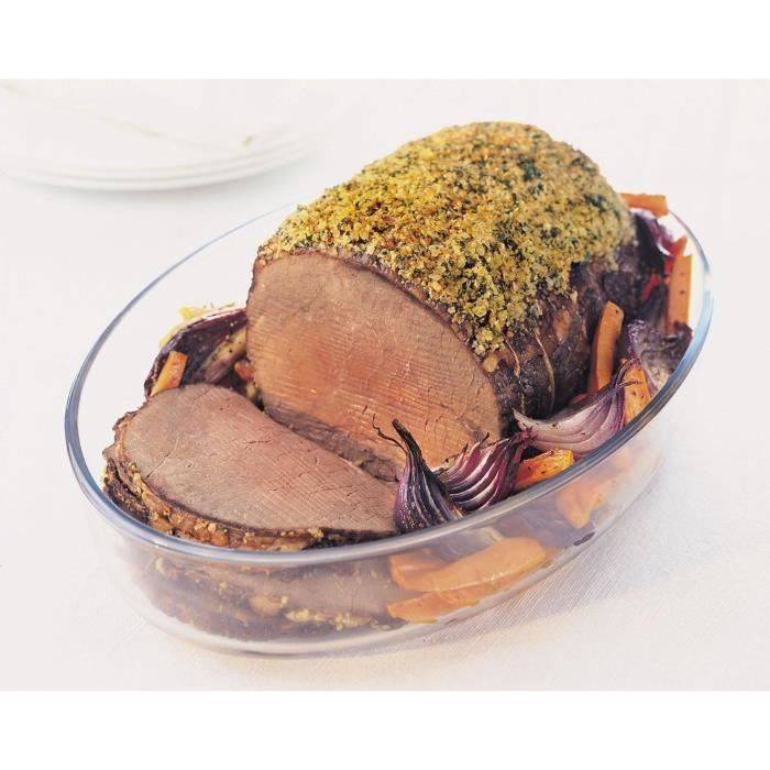Pyrex Ovenschaal - 1450038 - Ovaal - Borosilicaatglas - 35 x 24 cm-2