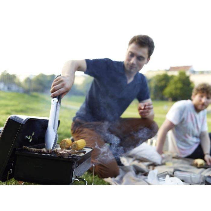Weber Go-Anywhere Houtskoolbarbecue - Zwart - Geëmailleerde Stalen Kom en Deksel-3