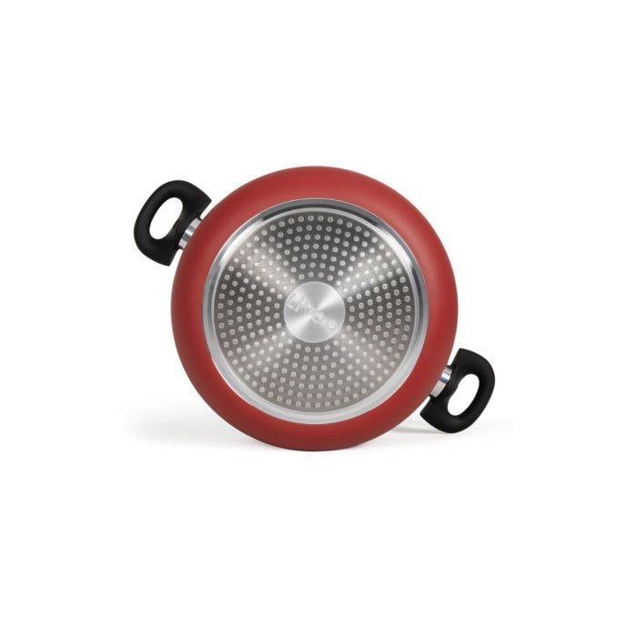 Livoo Kookpan 28 cm - MEP151R - Rood - Geschikt voor alle kookplaten-2