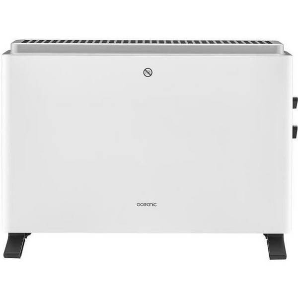 OCEANIC Elektrische Convectorkachel - 2000W - 3 Vermogensinstellingen - Draagbaar - Wit