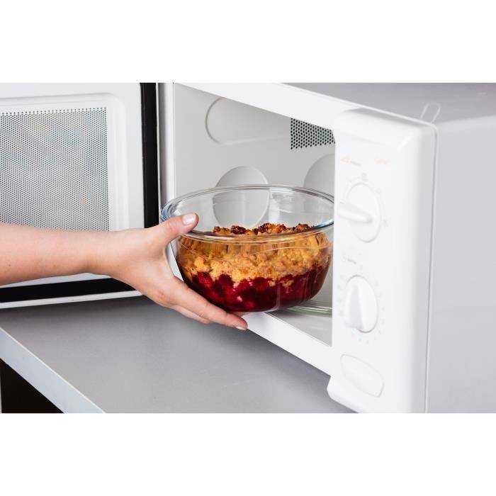PYREX Ronde Container met Deksel - 20 cm - 1,6 L - Cook & Go - Borosilicaatglas-2