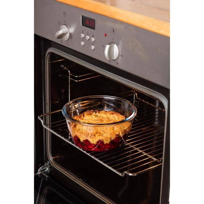 PYREX Ronde Container met Deksel - 20 cm - 1,6 L - Cook & Go - Borosilicaatglas-3