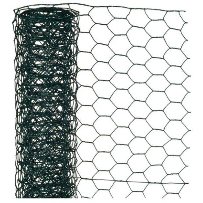 NATURAL Gegalvaniseerd Hexagonaal Draadgaas - 0,5 x 3 m - Dikte 13 mm - Groen-2