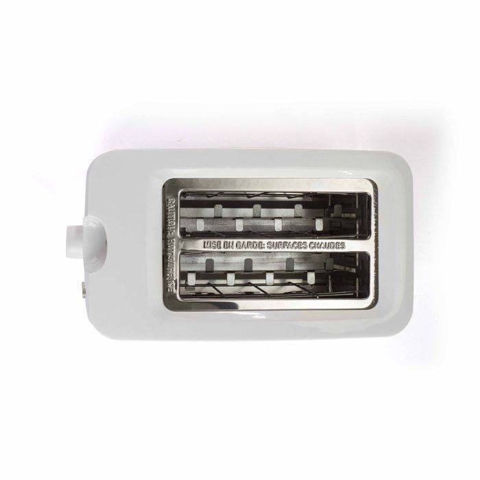 LIVOO DOD162W Broodrooster - 750W - 2 Sleuven - 7 Bruiningsniveaus - Wit 2-slice-2