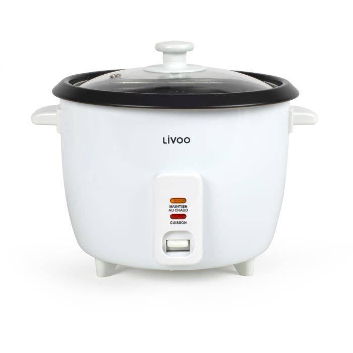 LIVOO Rijstkoker - 1,5 L, Aluminium Mand, Warmhoudfunctie-0