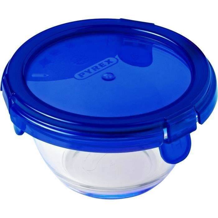 PYREX Ronde Container met Deksel - 11 cm - 200 ml - Cook & Go - Borosilicaatglas-3