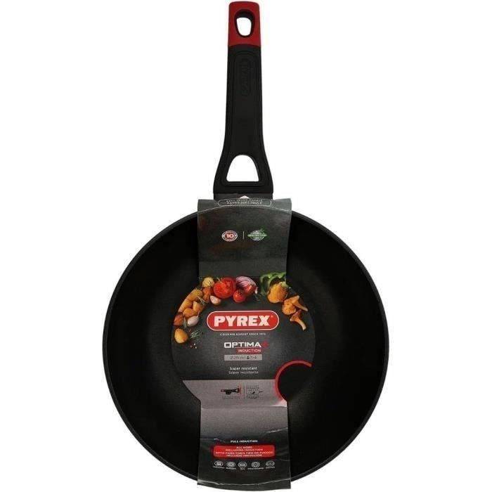 PYREX Wok - 28 cm - Gesmeed Aluminium - Antiaanbaklaag - PFAS-vrij - 1455021-0