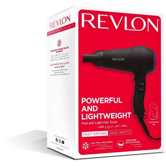 REVLON Föhn - RVDR5823E3 - 2000 W - 3 Temperatuurinstellingen - 2 Snelheden-2