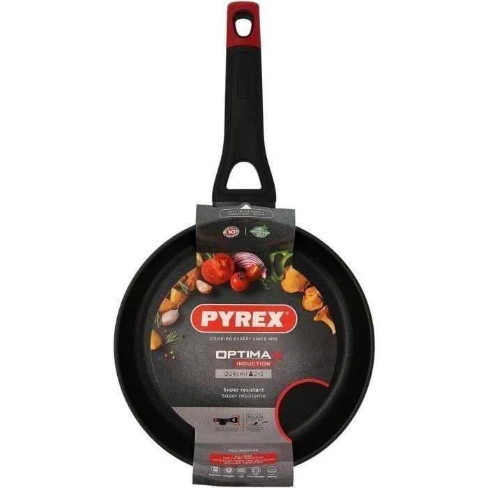 PYREX Koekenpan - Gesmeed Aluminium - Antiaanbaklaag - 24 cm - PFAS-vrij-0