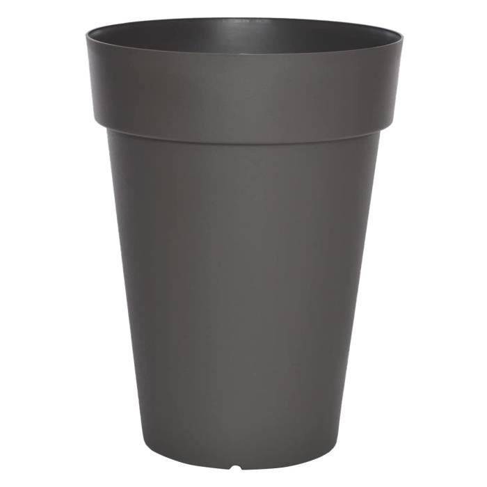 RIVIERA Bloempot - Soleilla Rond - Ø 39 x H 52 cm - Glittergrijs-1