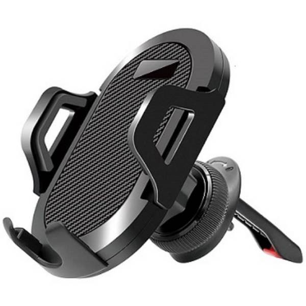 THOMSON 360° Rotating Clip Phone Houder - Bevestigt aan Auto Luchtventilator - Geschikt voor 53 mm tot 95 mm