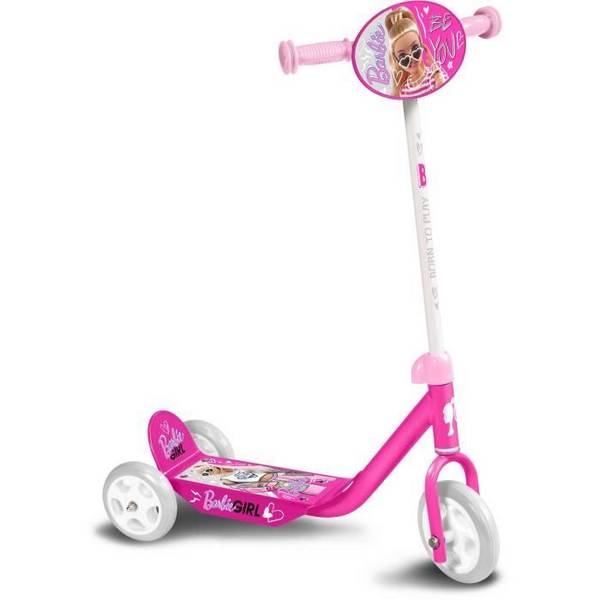 STAMP - 3-Wiel Stuntstep - Barbie - Verstelbaar Stuur - Voor Kinderen vanaf 2 Jaar 3-Wheel