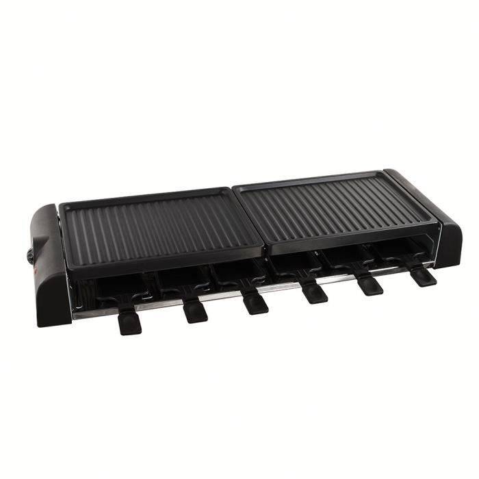 LIVOO Raclette Grill - DOC185 - 1800W - Voor 12 Personen - Zwart-2