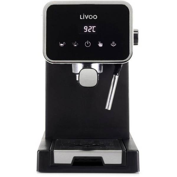 LIVOO Espressokoffiemachine - DOD218N - 1100 W - 20 Bar - Zwart