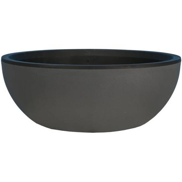 RIVIERA Bloempot Kom - D40 H15 cm - Grijs