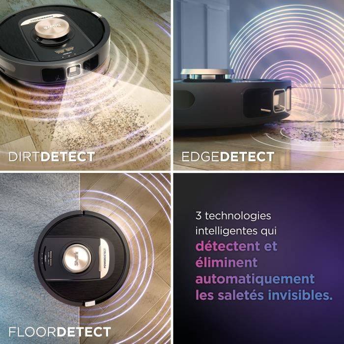 SHARK PowerDetect RV2820VEEU - Robotstofzuiger met Automatische Leegloop - 3D Navigatie - LiDAR-1