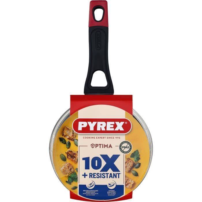 PYREX Steelpan + Deksel - Antiaanbaklaag - 16 cm - PFAS-vrij - 1455030-0