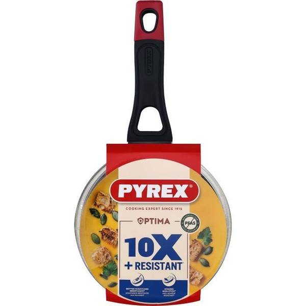 PYREX Steelpan + Deksel - Antiaanbaklaag - 16 cm - PFAS-vrij - 1455030