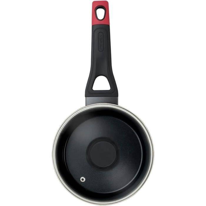 PYREX Steelpan + Deksel - Antiaanbaklaag - 18 cm - PFAS-vrij - 1455031-1
