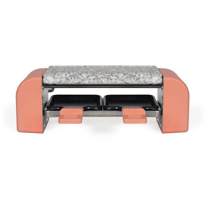 LIVOO Raclette Set voor 2 Personen - DOC306 - 450W - Verwijderbare Granieten Tray-0