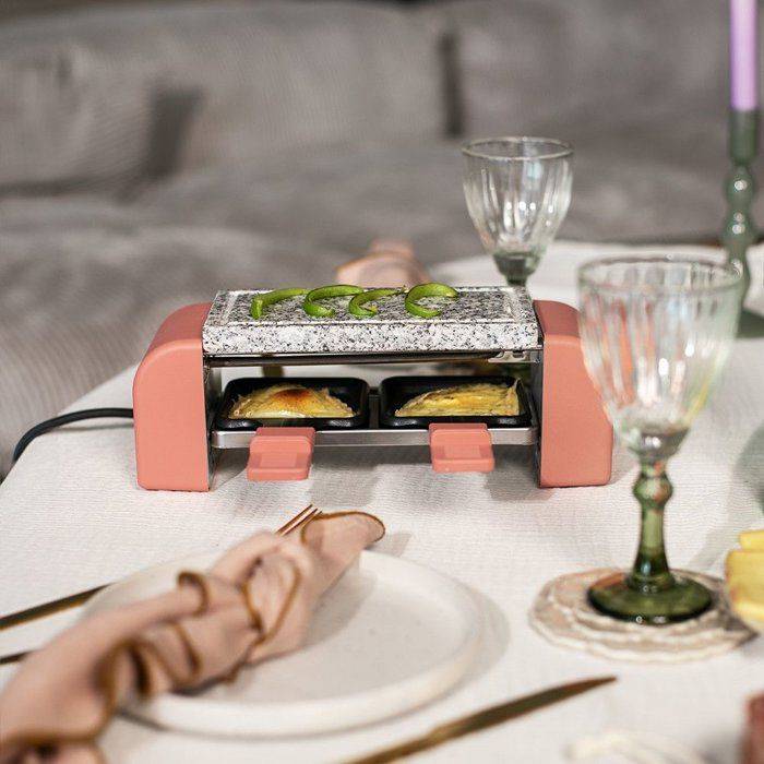 LIVOO Raclette Set voor 2 Personen - DOC306 - 450W - Verwijderbare Granieten Tray-2