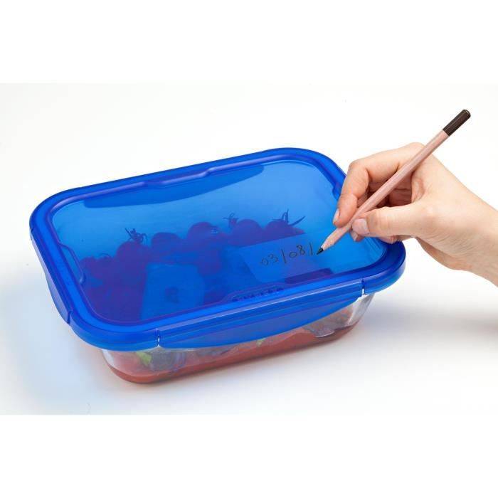 PYREX Rechthoekige Container met Deksel - 20 x 15 cm - 800 ml - Cook & Go - Borosilicaatglas-1