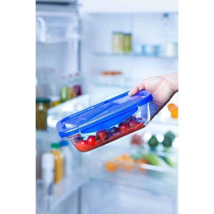 PYREX Rechthoekige Container met Deksel - 20 x 15 cm - 800 ml - Cook & Go - Borosilicaatglas-2