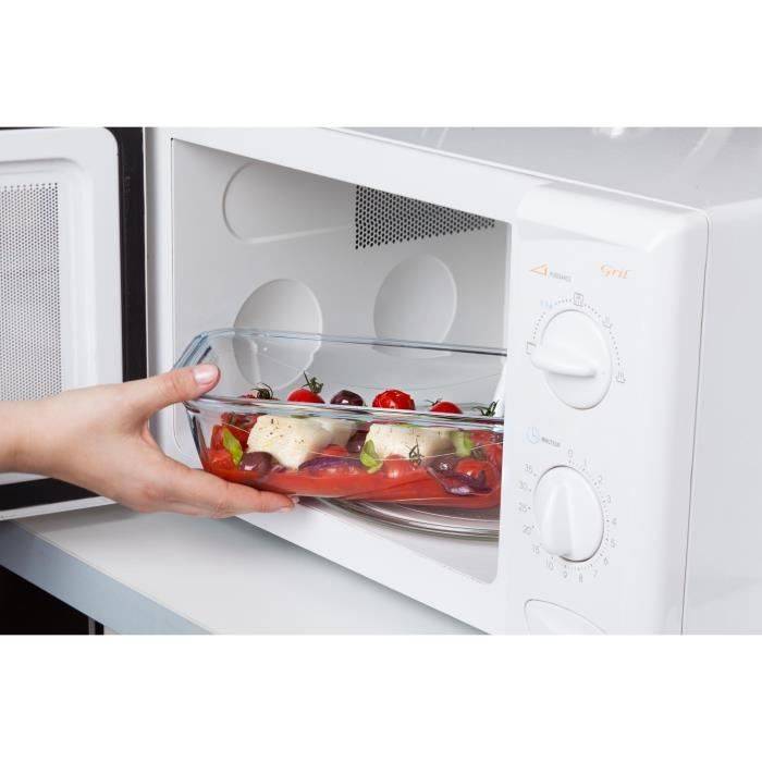 PYREX Rechthoekige Container met Deksel - 20 x 15 cm - 800 ml - Cook & Go - Borosilicaatglas-3