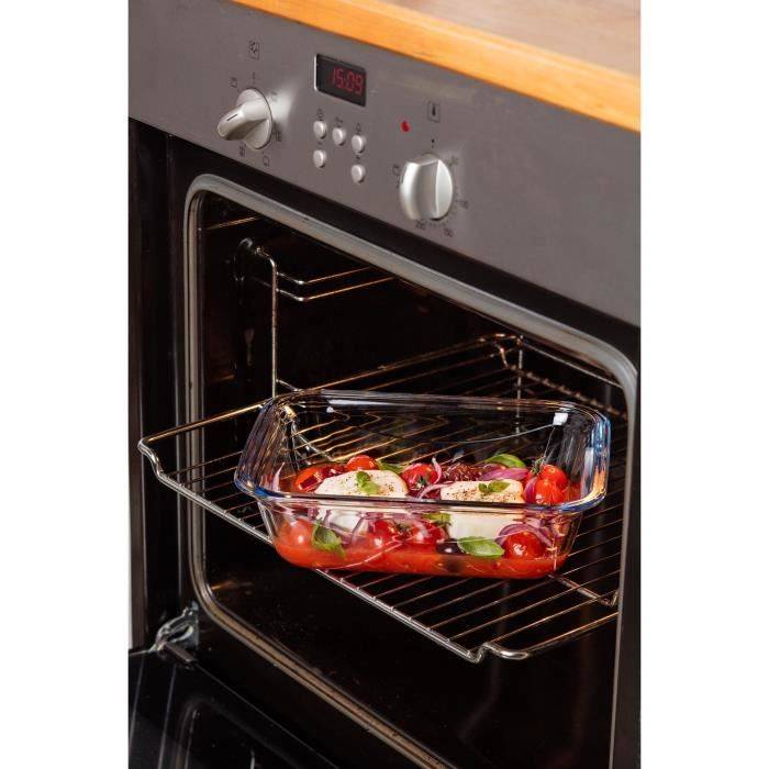 PYREX Rechthoekige Container met Deksel - 20 x 15 cm - 800 ml - Cook & Go - Borosilicaatglas-4