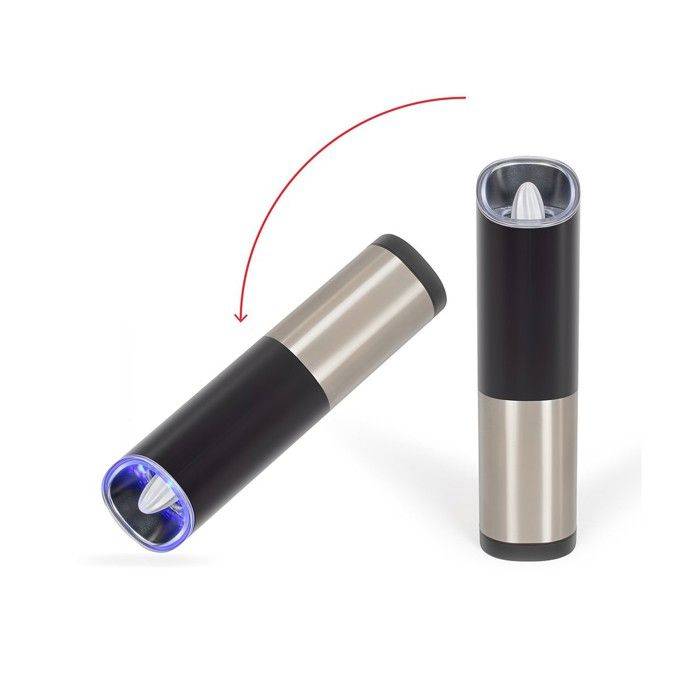LIVOO Specerijmolen - GS161 - 80 ml - Verstelbare Maalstand - Blauwe LED - Gravity Vulbaar-1