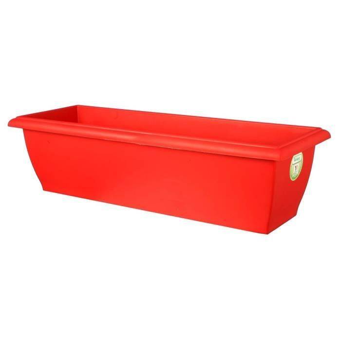 RIVIERA Bloempot - Evolution - 80 x 40 x H 32 cm - 64 L - Rood-1