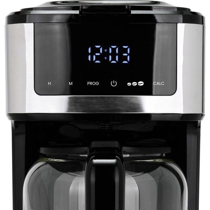 LIVOO Programmeerbare Elektrische Koffiezetapparaat - DOD208 - 900 W - 1,8 L - 12 tot 15 kopjes - Zwart-1