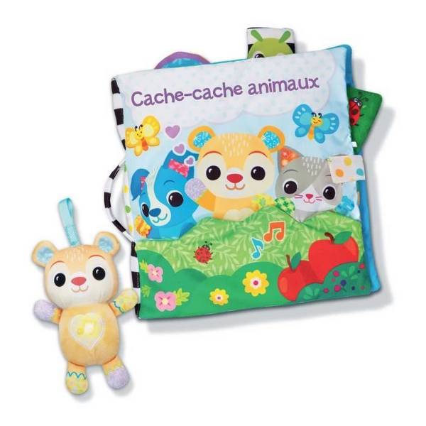 VTECH Grote Boek van Toudoux Ontdekkingen - Interactief Stoffen Boek voor Baby's 3-24 Maanden